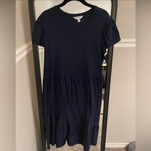 Navy Blue fit n flare dress